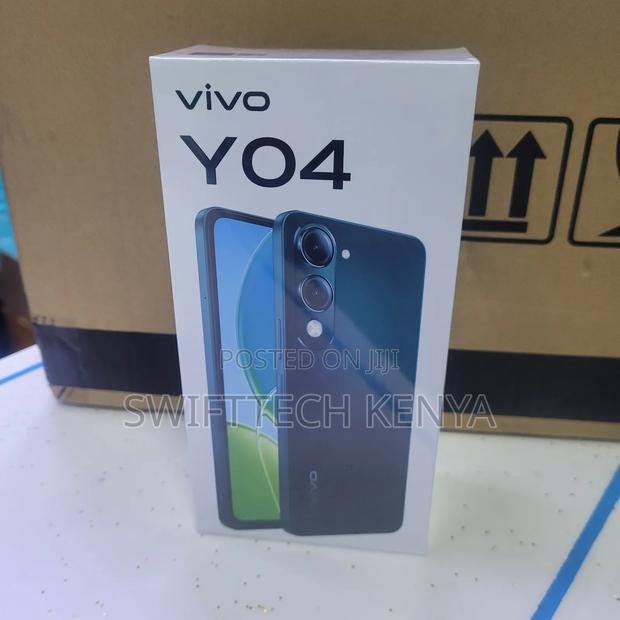 New Vivo Y04 128 GB Black