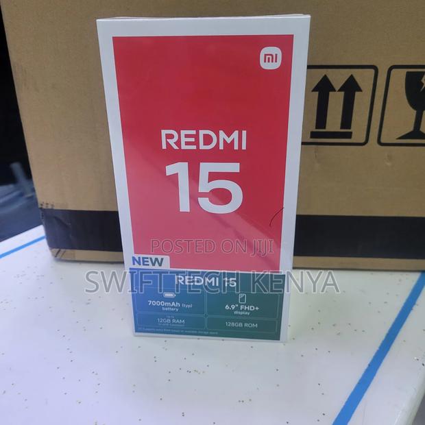 New Xiaomi Redmi 15 128 GB Black