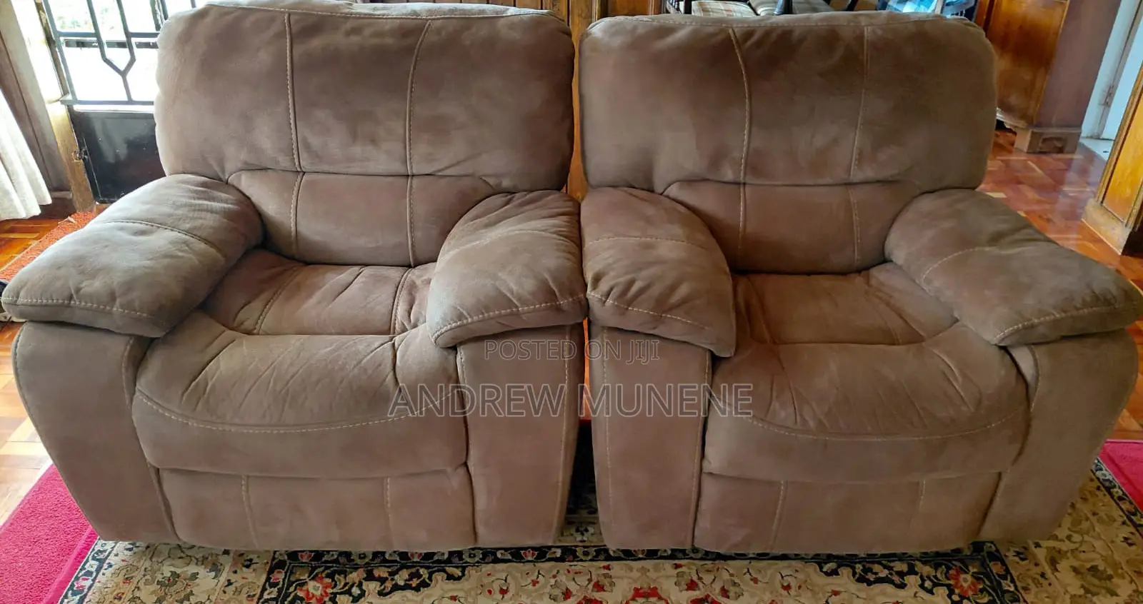 5 Seater Sofa Set With Recliner