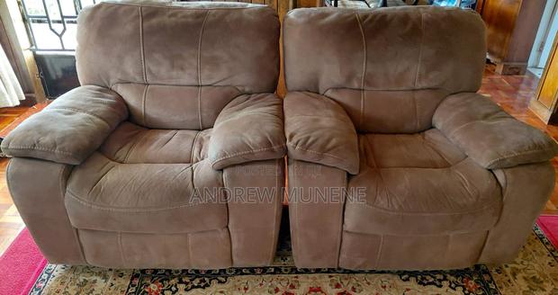 5 Seater Sofa Set With Recliner - thumbnail 4