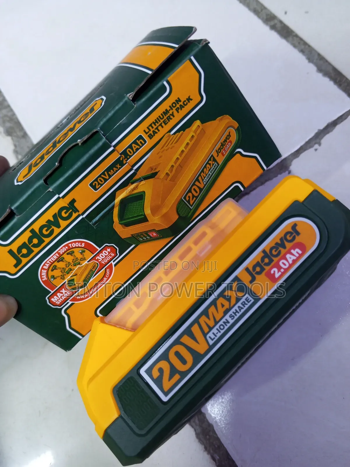Jadever 20v 2.0ah Lithium-Ion Battery