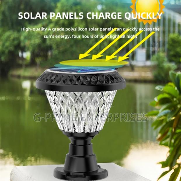 Solar Pillar Gate Light - thumbnail 2