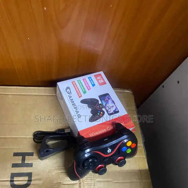 : V8 Wireless Gamepad Controller With Strong Grip Design