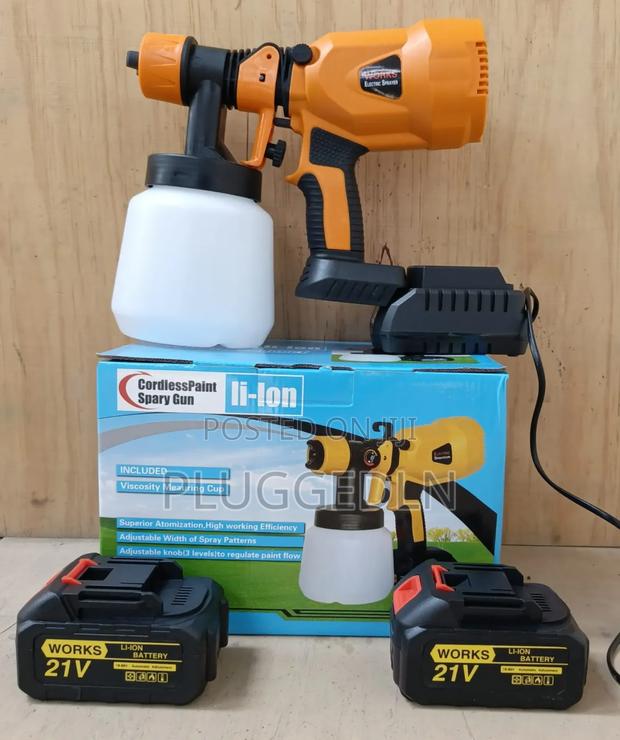 Dera Cordless Paint Spray Gun Kit. - main view