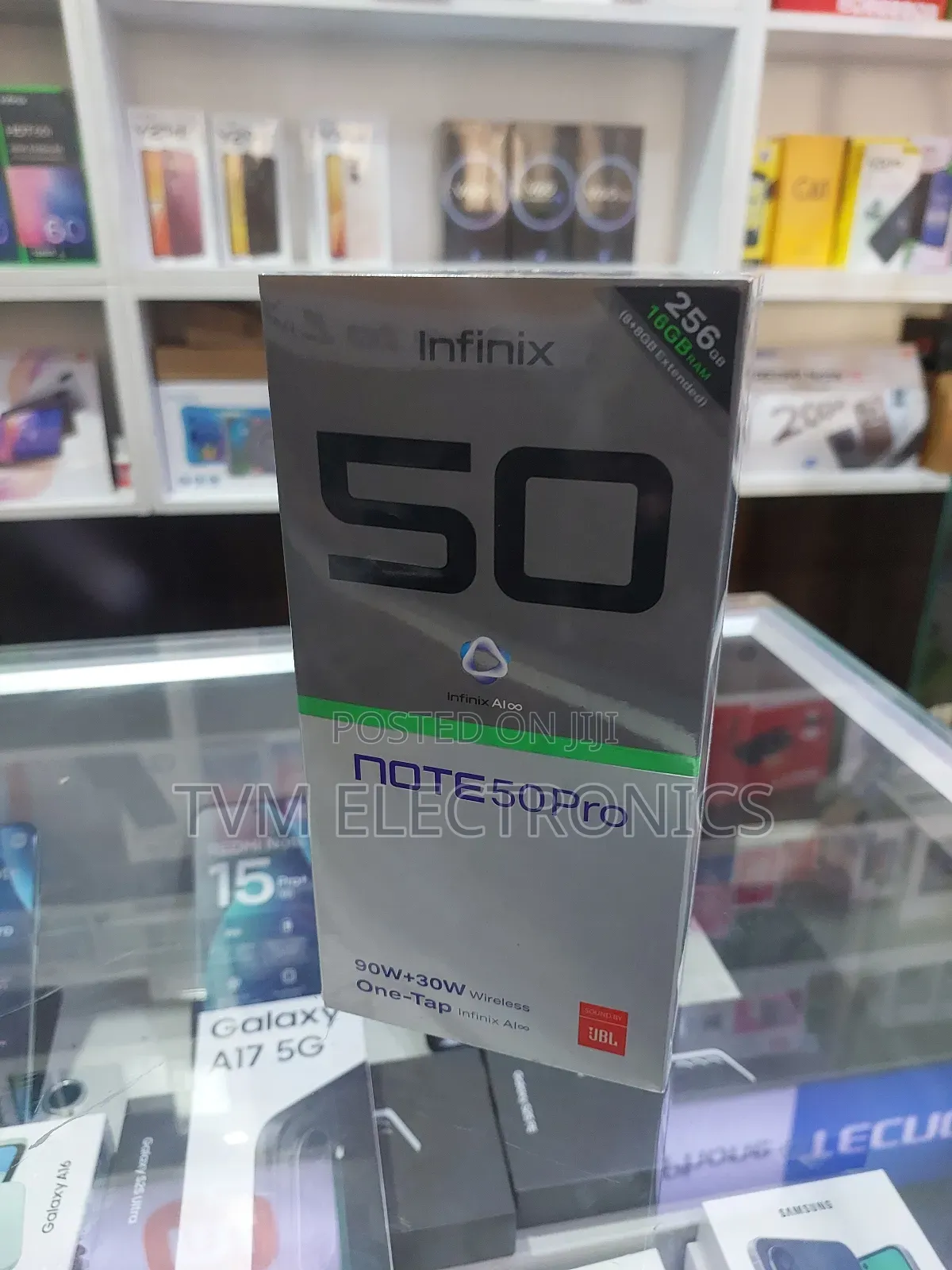 New Infinix Note 50 Pro 256 GB Black
