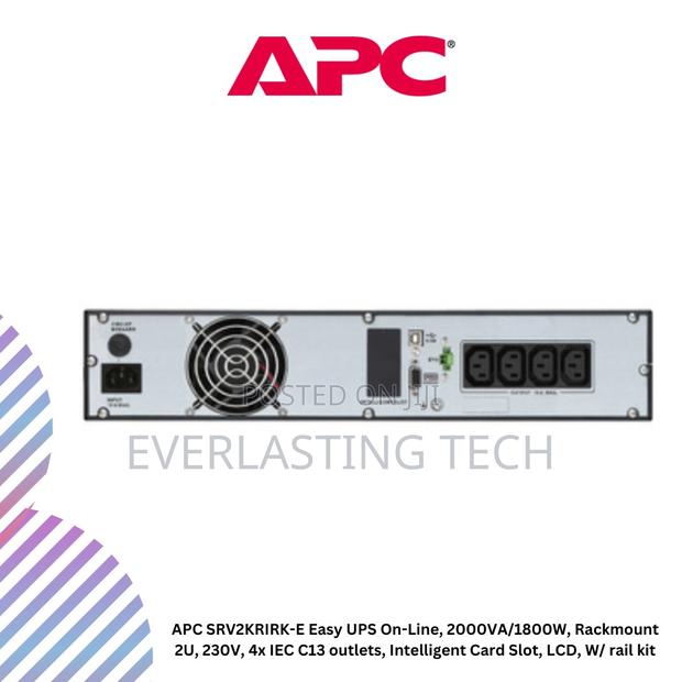 Apc Easy Ups on-Line SRV 2000va Rm 230v With Rail Kit (Srv2krirk) Rm - thumbnail 2