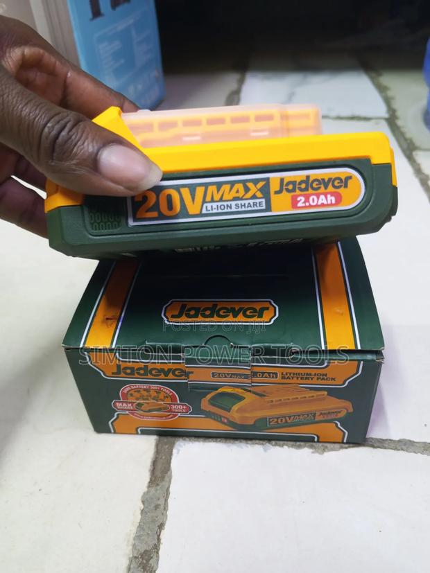 Jadever 20v Max 2.0ah Lithium-Ion Battery Pack - main view