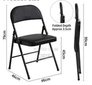 Mid-Back Chairs : Portable Folding Study Chair for Office Use