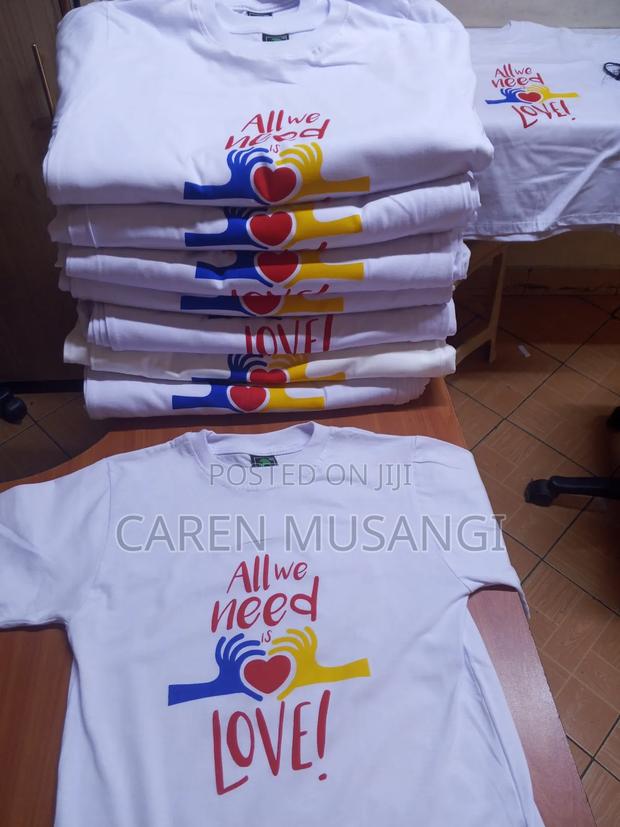 Classic Branded White T-Shirts in Bulk