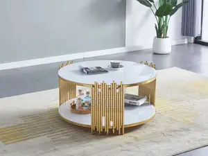 Coffee Tables : Marble Top Office Lounge Center Table