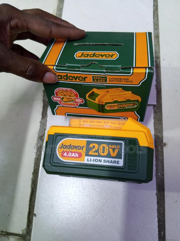 20v 4.0ah Jadever Lithium Ion Battery - main view