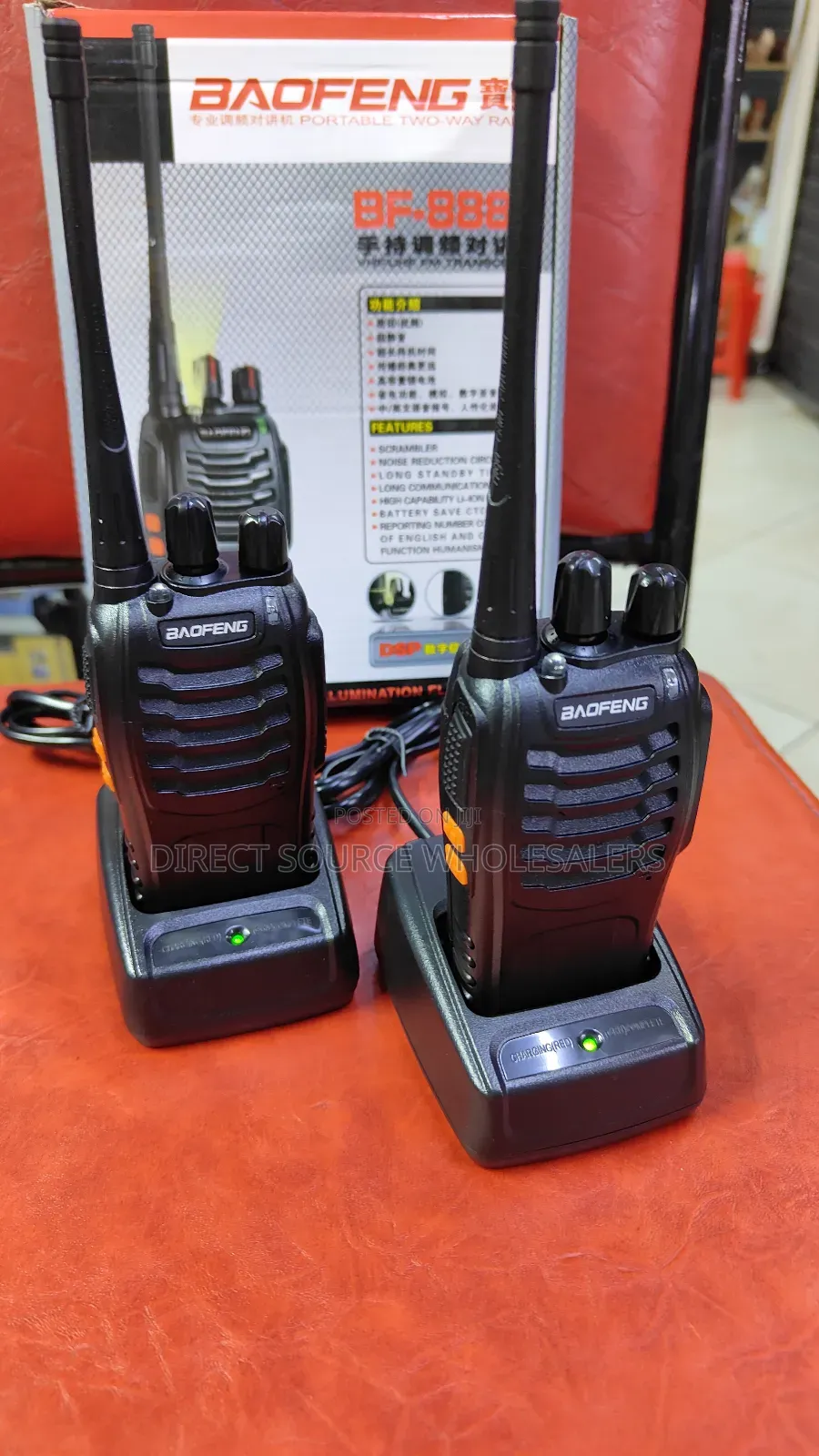 2 Pack Walkie Talkie 888s Radio Call