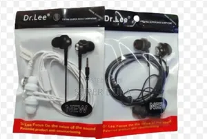 Dr. Lee Extra Super Bass Wired Earphones.