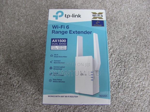 Tp- Link Re505x Ax1500 Dual Band Wi-Fi 6 Range Extender