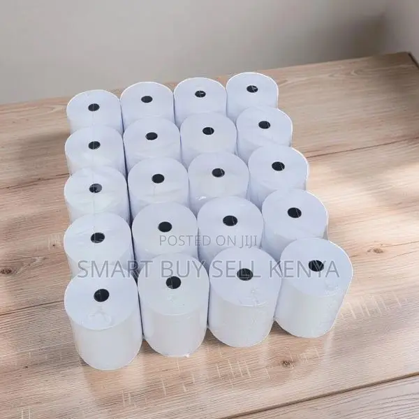 Top Grade Pack 20 Pieces 80mm by 80mm by 13mm Thermal Paper Rolls