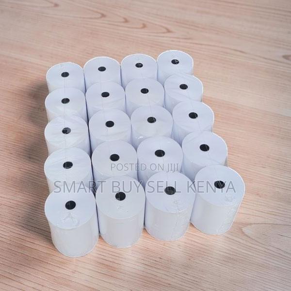 Smooth Finish 20 Pieces 80mm by 80mm by 13mm Thermal Paper Rolls