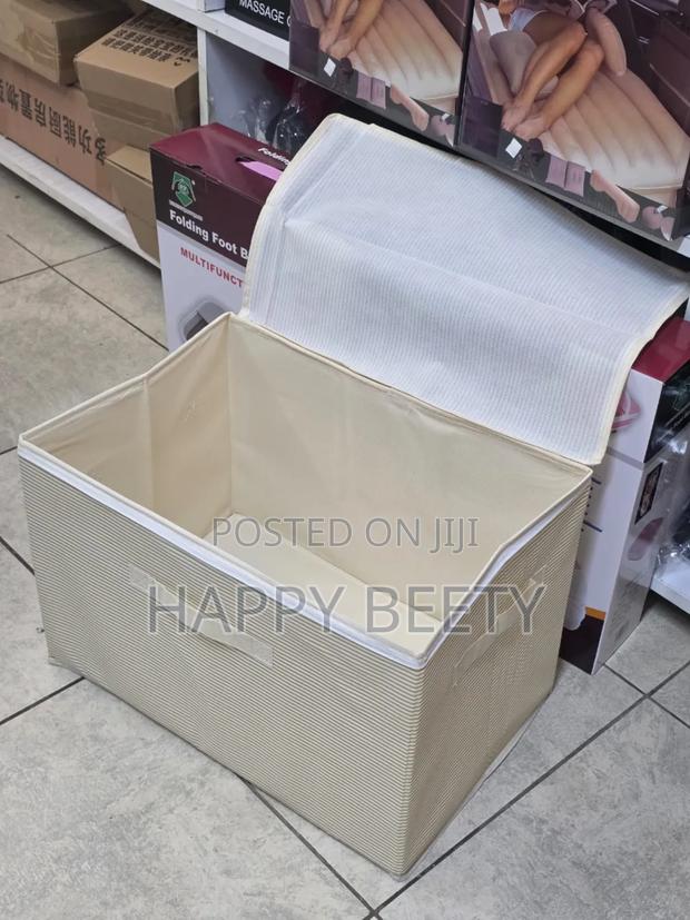 *Large Capacity Collapsible Zipper Storage Box* - main view
