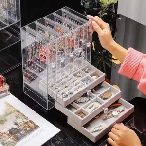 * High-End Luxury Jewelry Storage Organizer