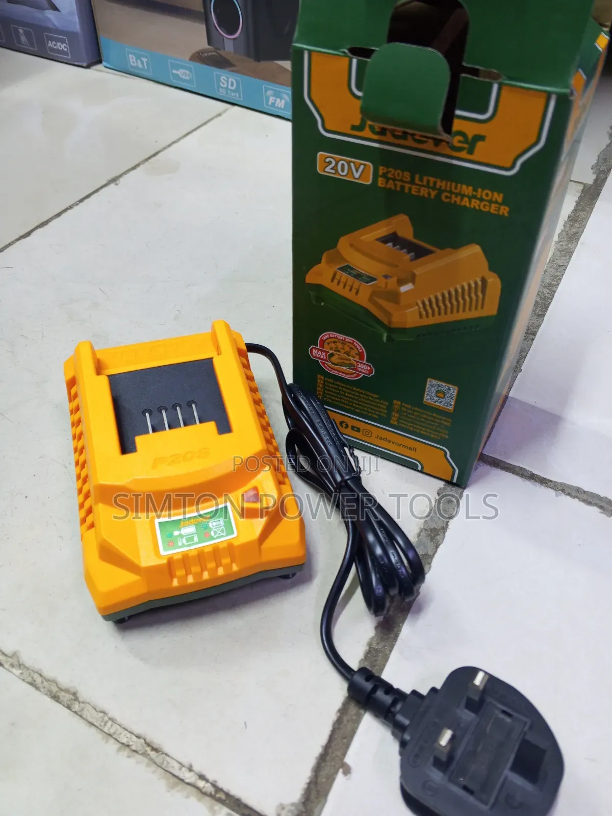 Jadever P20s Lithium Ion Battery 20v