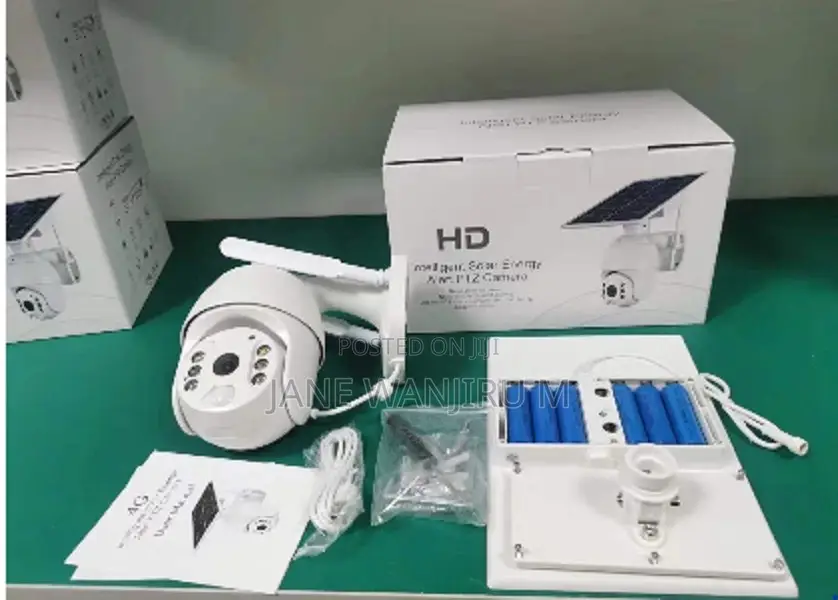 New Wifi Ubox 4mp Single-Lens Solar PTZ Camera