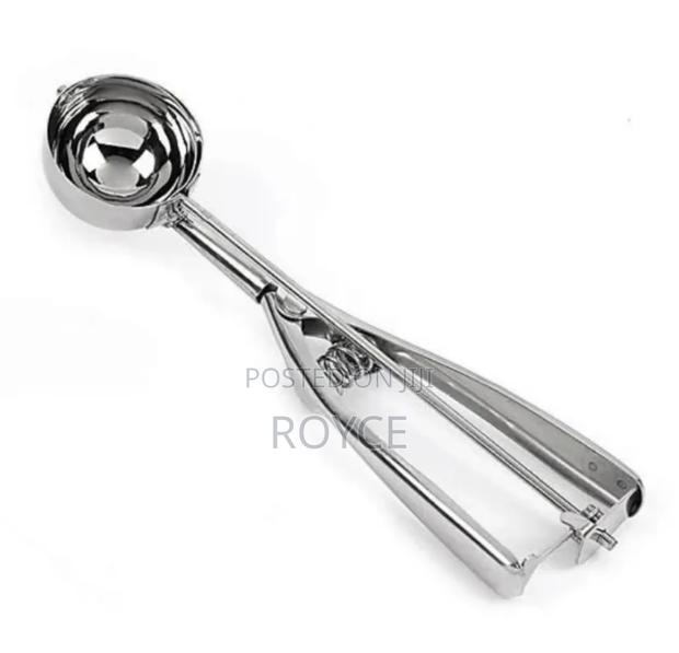 Ganesh Stainless Steel Ice Cream Scoop-70ml