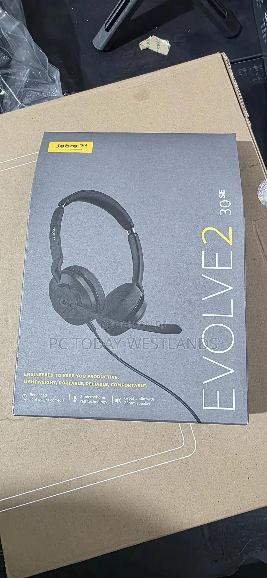 Jabra Evolve2 30 Se Stereo Usb-C/a Headset (Microsoft Teams)