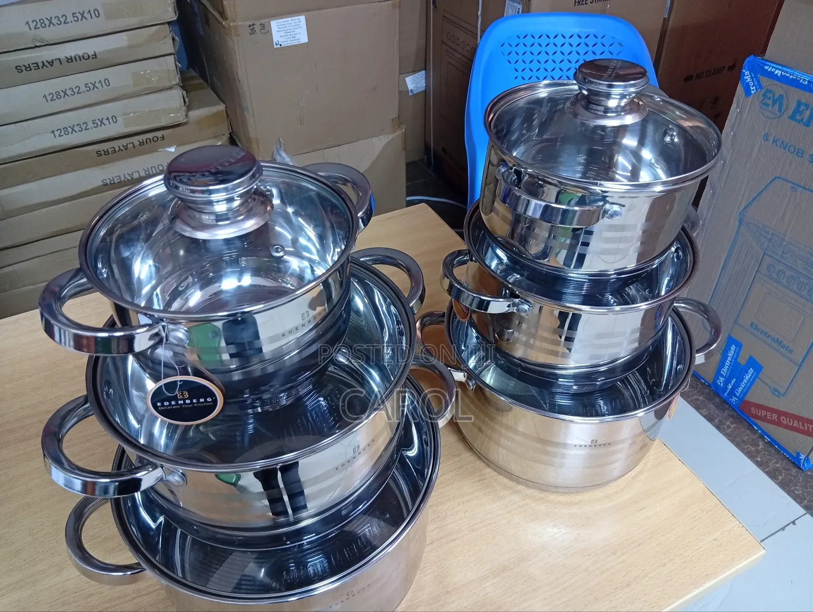 Edenberg Stainless 12 PCS With Triple Base and Insulators