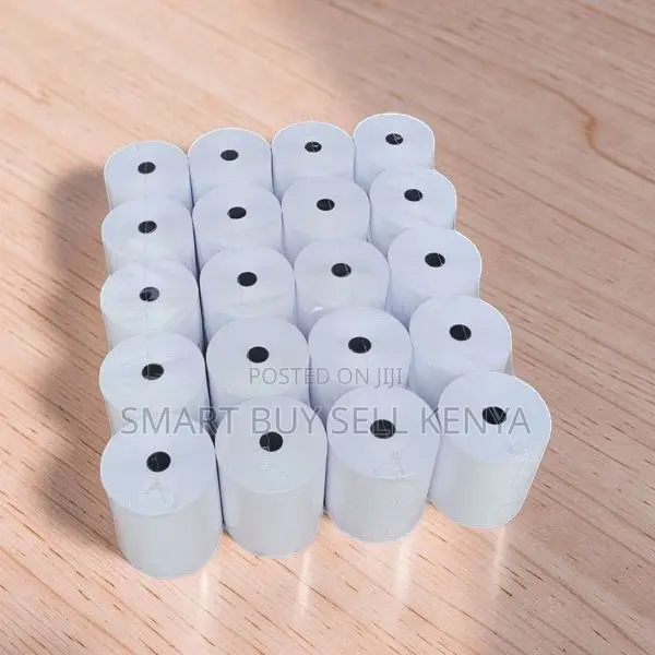 Office Supply 20 Pieces 80mm by 80mm by 13mm Thermal Paper Rolls