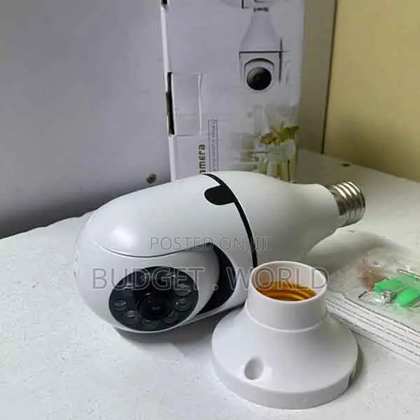 Home Surveillance E27 PTZ 360° Panoramic Wifi Bulb Cam