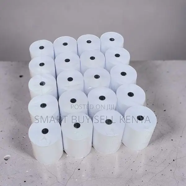 Fast Print Pack 20 Pieces 80mm by 80mm by 13mm Thermal Paper Rolls