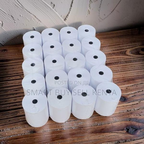 High Output 20 Pieces 80mm by 80mm by 13mm Thermal Paper Rolls