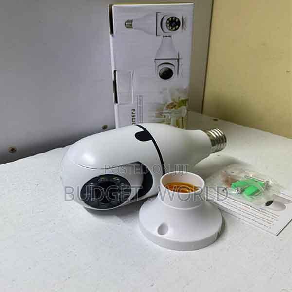Full Hd 1080p Home Surveillance E27 PTZ 360° Panoramic Wifi Bulb Cam