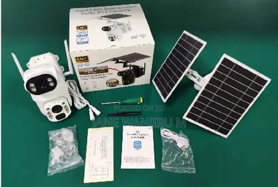Ubox Dual Lens 6mp 4g Solar PTZ Camera