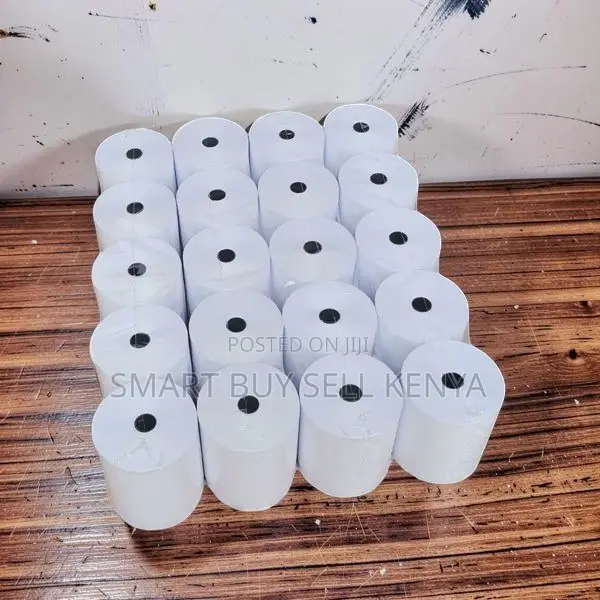 Clean Print 20 Pieces 80mm by 80mm by 13mm Thermal Paper Rolls