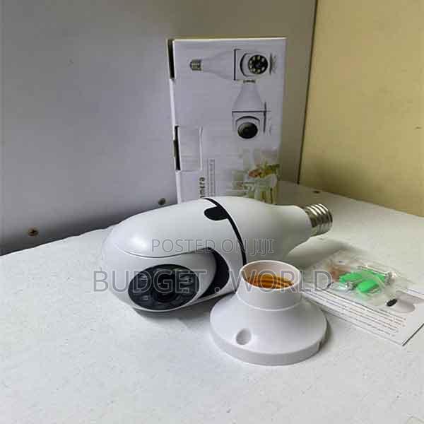 Low-Light Full Hd 1080p Resolution E27 PTZ 360°Panoramic Wifi Bulb Cam