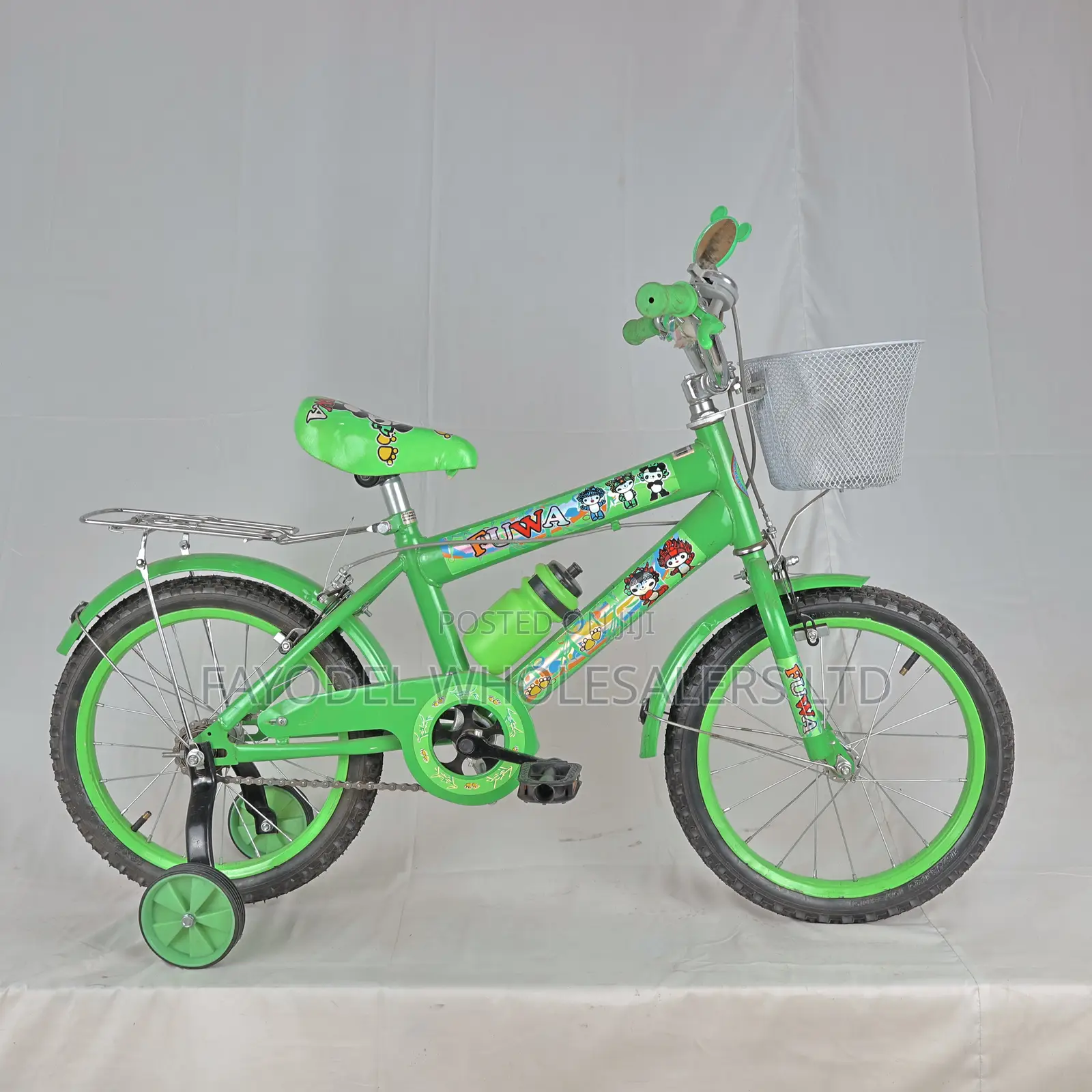 Size 16 Green Kids Bike (Fuwa Brand)