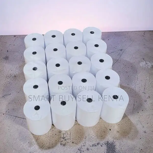 Value Supply 20 Pieces 80mm by 80mm by 13mm Thermal Paper Rolls