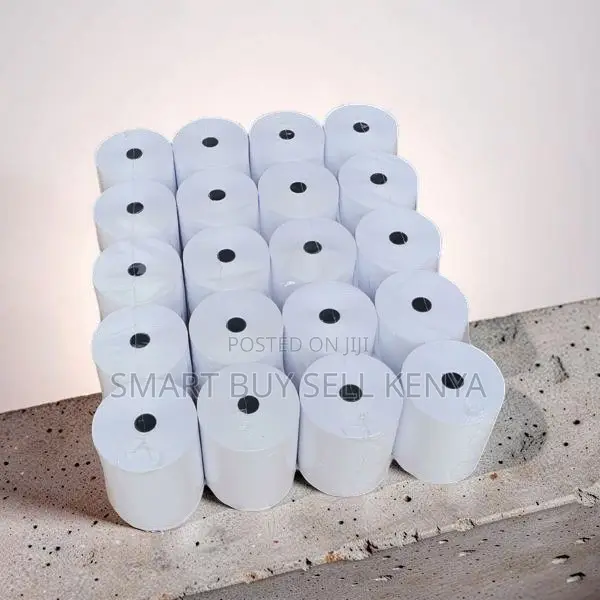 Smart Choice 20 Pieces 80mm by 80mm by 13mm Thermal Paper Rolls