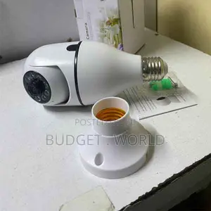 360° Rotation and Ai-Powered E27 PTZ 360° Panoramic Wifi Bulb Cam