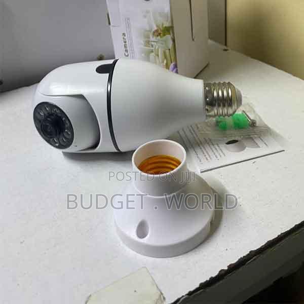 360° Rotation and Ai-Powered E27 PTZ 360° Panoramic Wifi Bulb Cam