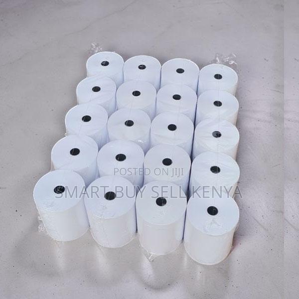 Ultra Smooth 20 Pieces 80mm by 80mm by 13mm Thermal Paper Rolls