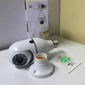 Wireless P Hd E27 Wi-Fi Light Bulb Camera; 2.4/5g CCTV Bulb PTZ