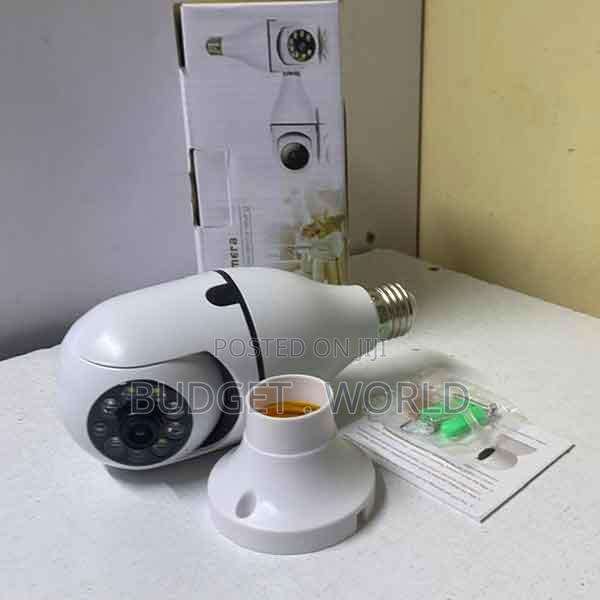 Wireless P Hd E27 Wi-Fi Light Bulb Camera; 2.4/5g CCTV Bulb PTZ