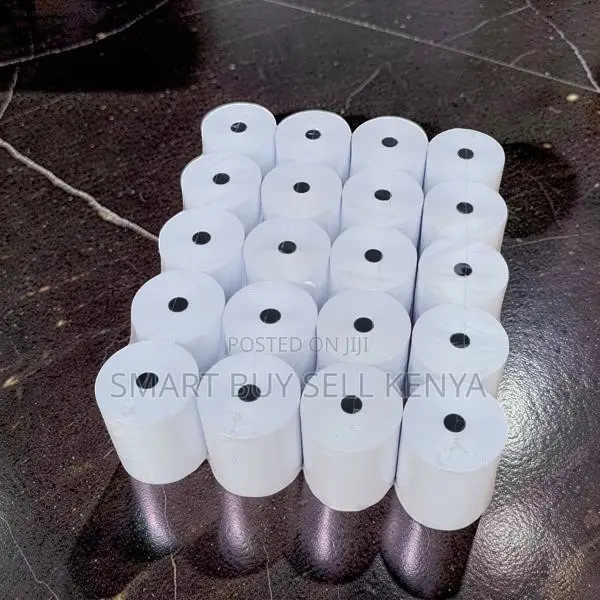 Smooth Output 20 Pieces 80mm by 80mm by 13mm Thermal Paper Rolls
