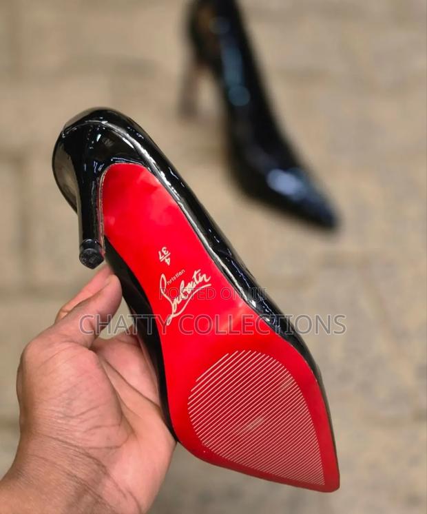 Black Christian Louboutin Red Bottoms Sizes 37 to 42