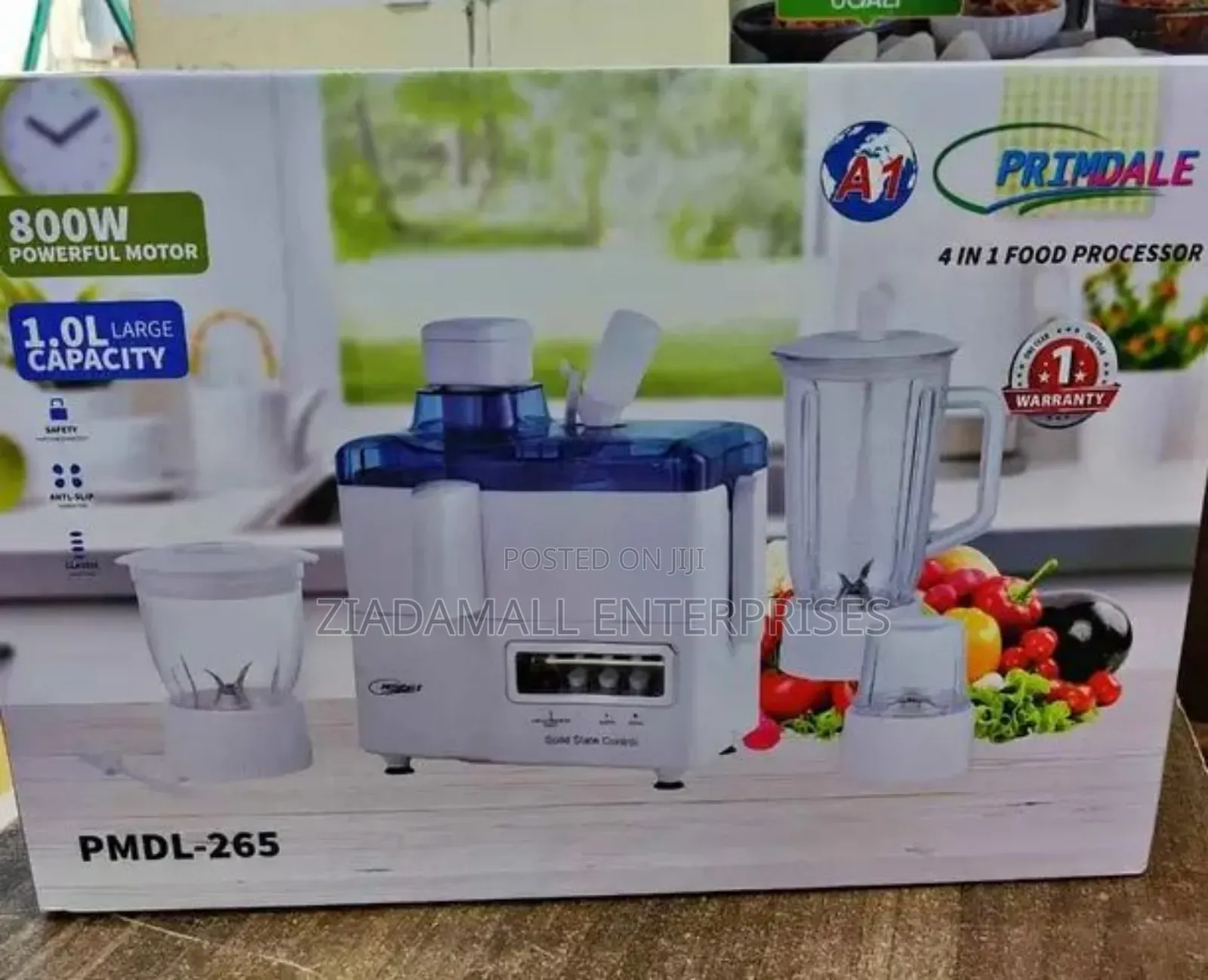 Primdale 4 in 1 Blender Processor, Processor
