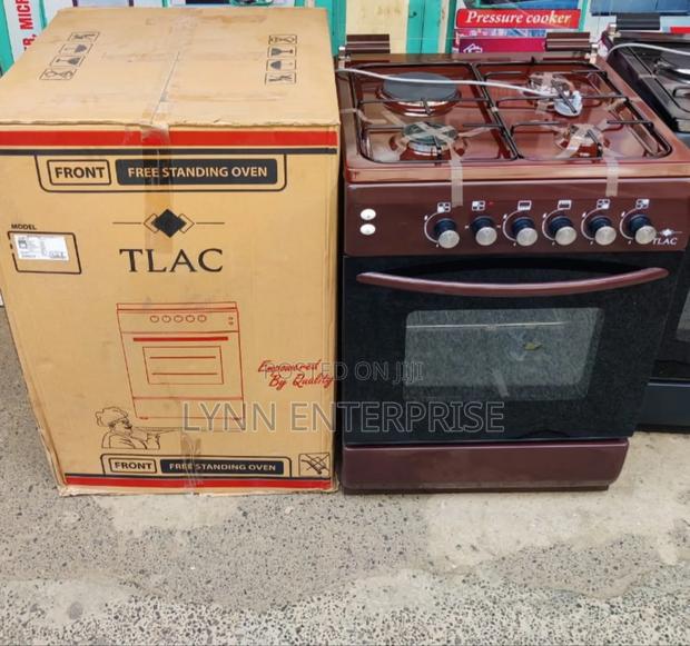 *Tlac Standing Cooker 60x60cm, 3g+1e, With Flame Failure Safety