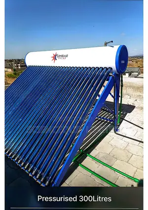 Solar Heater 300lts Pressurized Galvanized Tube Type