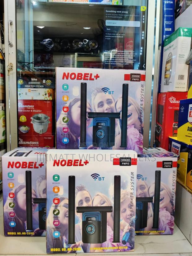 Nobel NBL-2090 5.1ch Deep Bass Sound Output Bt/Fm/Aux 55000w Pmpo