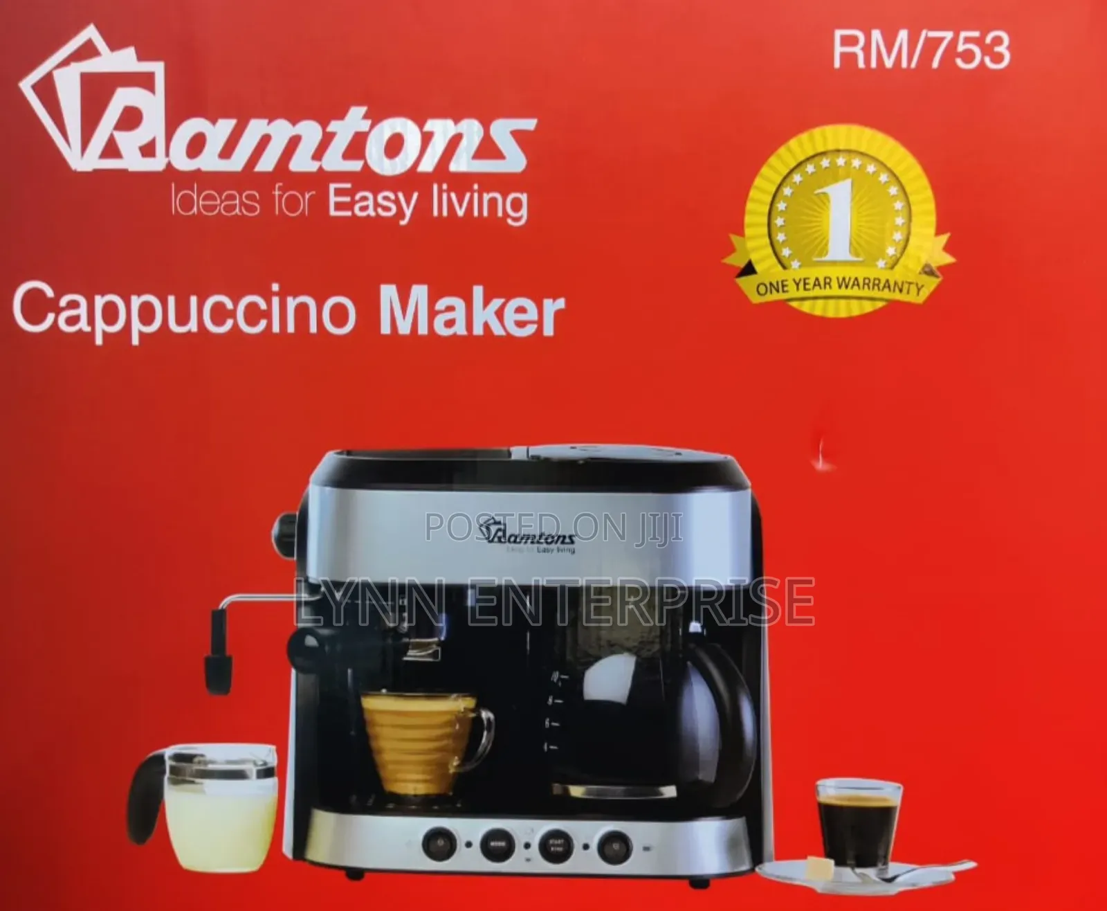 *Ramtons Cappuccino Maker Rm753
